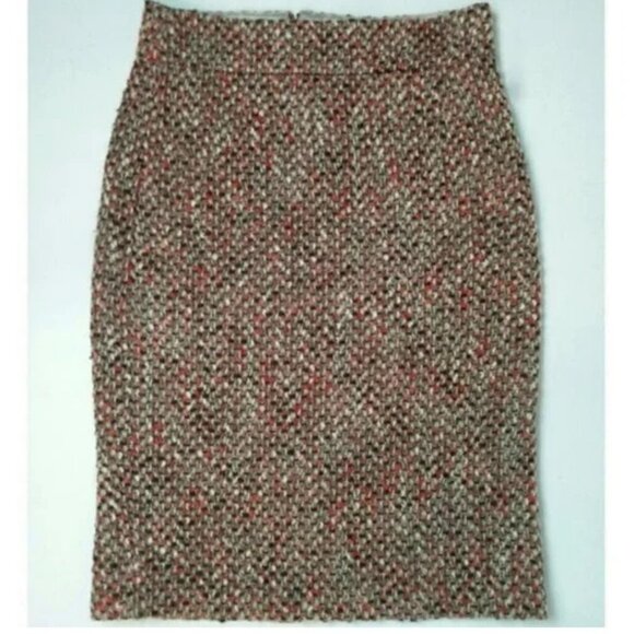 J.Crew blushed tweed pencil skirt sz.4 - Picture 2 of 7
